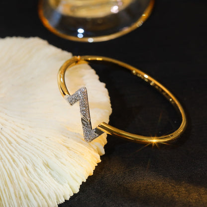 [Resenly Jewelry]VOLTE UPSITE DOWN GOLD DIAMOND BRACELET