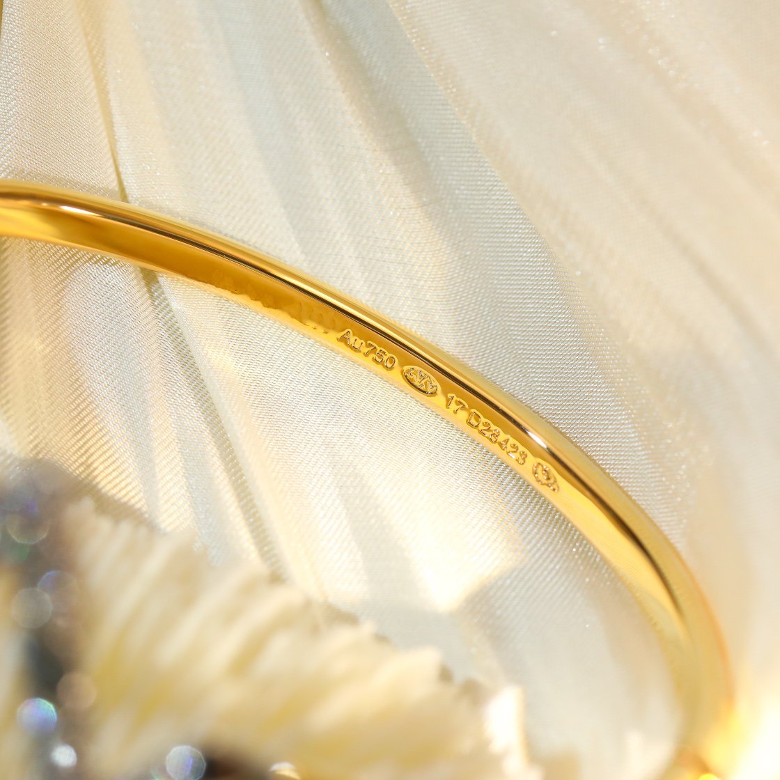 [Resenly Jewelry]VOLTE UPSITE DOWN GOLD DIAMOND BRACELET