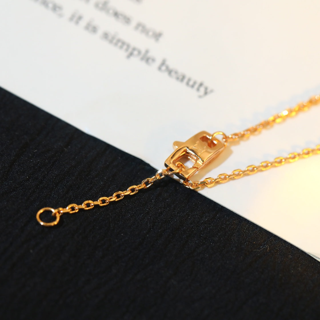 [Resenly Jewelry]STAR AND SUN DIAMOND PINK GOLD NECKLACE