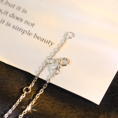 [Resenly Jewelry]SUN MOTIF PINK MOP SILVER BRACELET