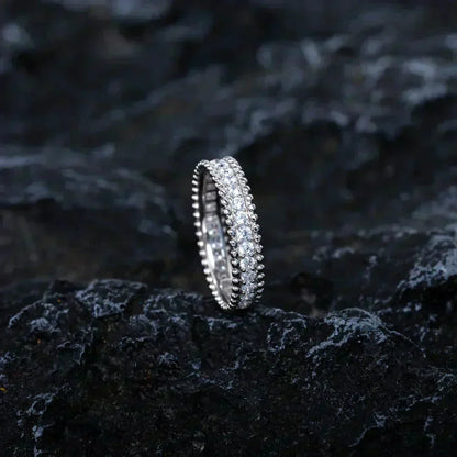 [Resenly Jewelry]PERLEE DIAMOND SILVER RING