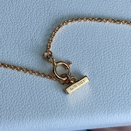 [Resenly Jewelry]T DIAMOND CIRCLE PEDANT NECKLACE