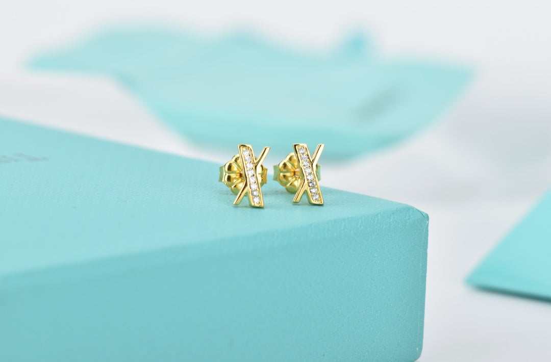 [Resenly Jewelry]ATLAS DIAMOND STUD EARRINGS