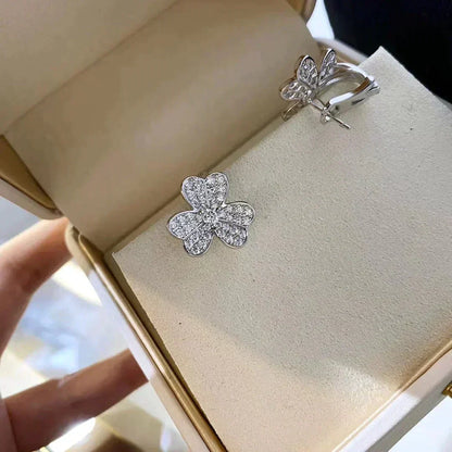 [Resenly Jewelry]CLOVER COMOS DIAMOND EARRINGS SILVER