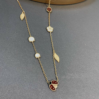 [Resenly Jewelry]LUCKY SPRING 15 MOTIFS GOLD NECKLACE