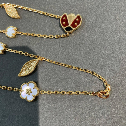 [Resenly Jewelry]LUCKY SPRING 15 MOTIFS GOLD NECKLACE