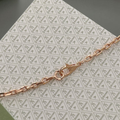 [Resenly Jewelry]LUCKY SPRING 15 MOTIFS ROSE GOLD NECKLACE