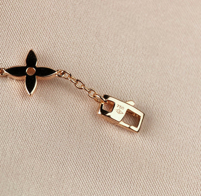 [Resenly Jewelry]STAR AND SUN 7 MOTIFS GOLD BRACELET