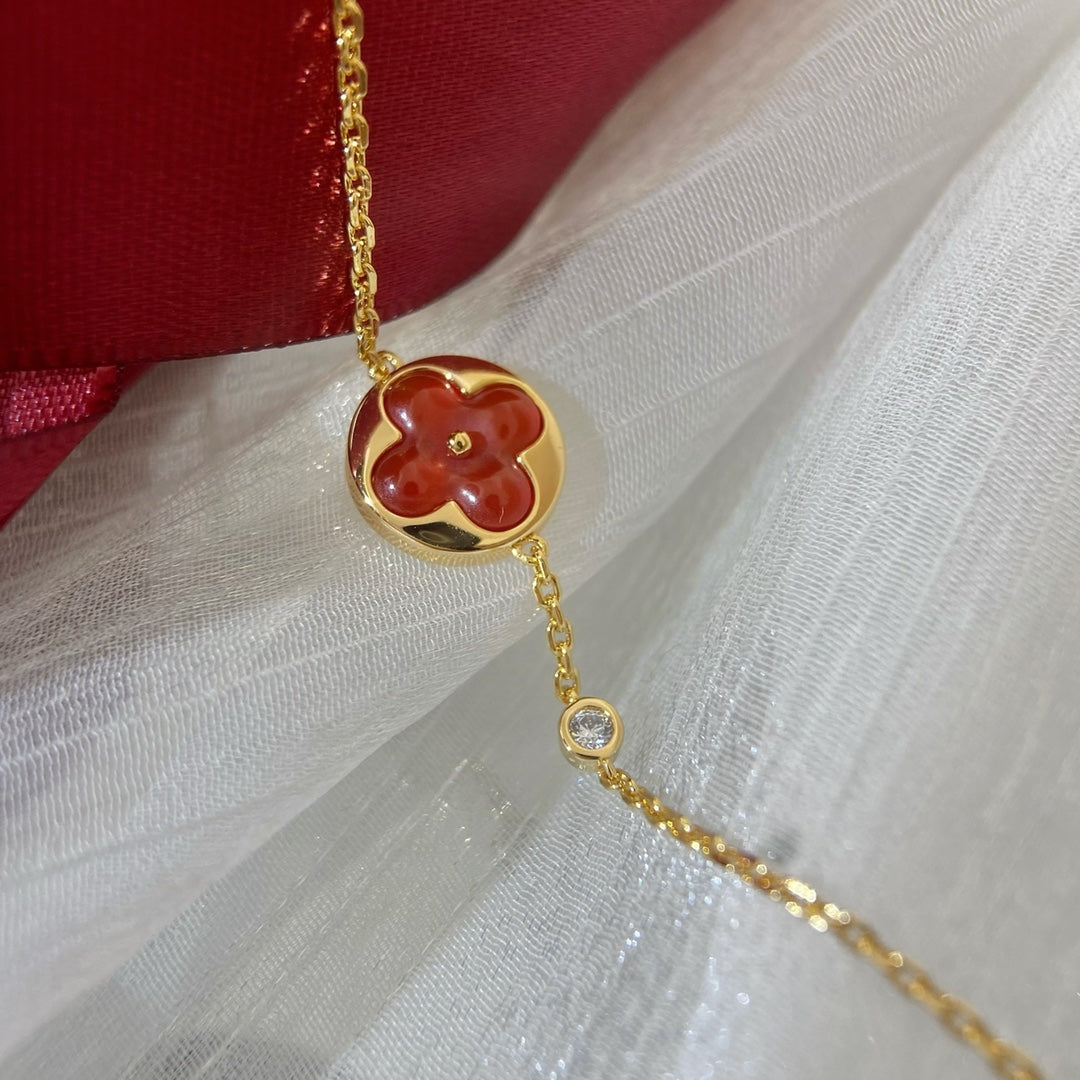 [Resenly Jewelry]SUN PEDANT CARNELIAN BRACELET