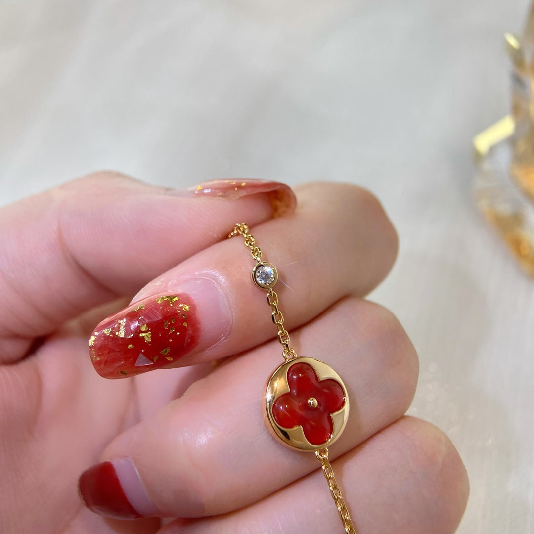 [Resenly Jewelry]SUN PEDANT CARNELIAN BRACELET