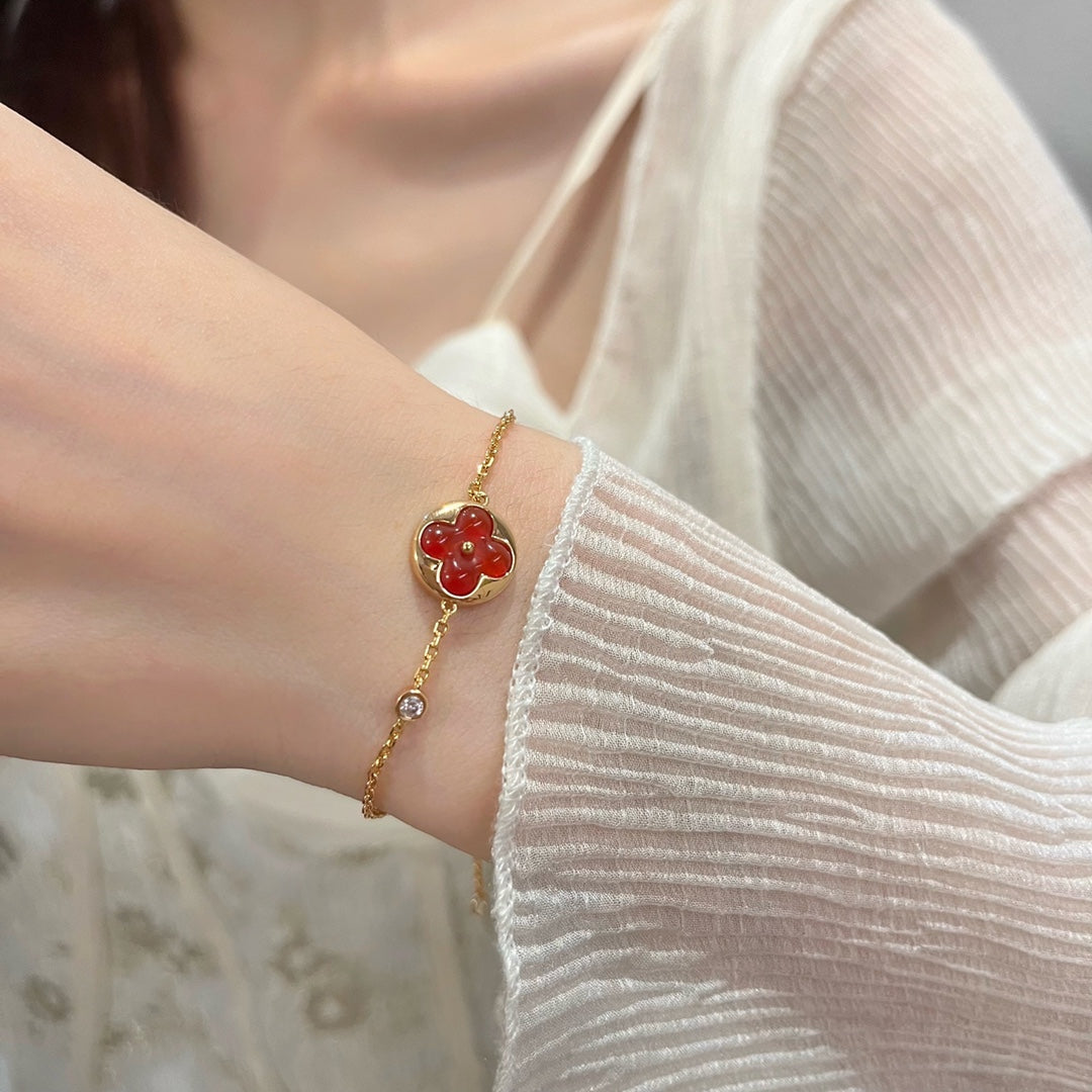 [Resenly Jewelry]SUN PEDANT CARNELIAN BRACELET