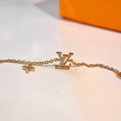 [Resenly Jewelry]LOGO STAR MOTIF GOLD BRACELET