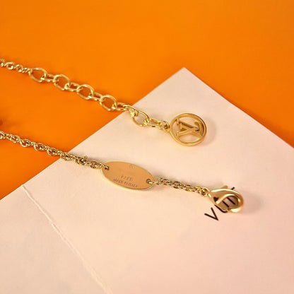 [Resenly Jewelry]LOGO STAR MOTIF GOLD BRACELET