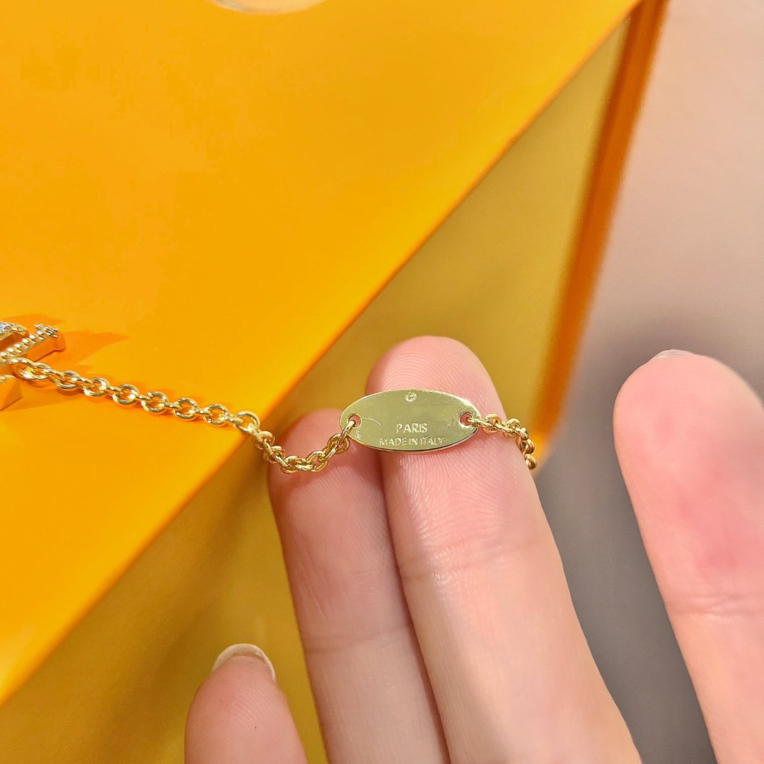 [Resenly Jewelry]LOGO STAR MOTIF GOLD BRACELET