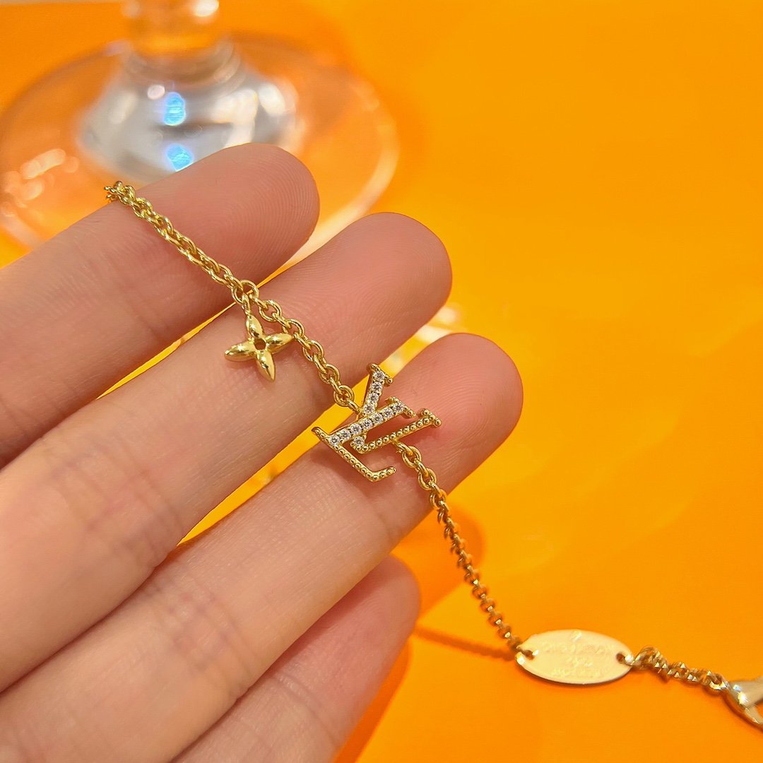 [Resenly Jewelry]LOGO STAR MOTIF GOLD BRACELET