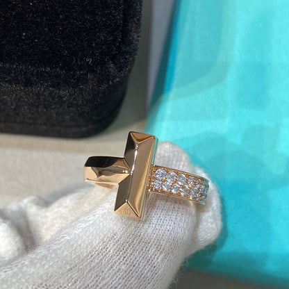 [Resenly Jewelry]T WIRE MEDIUM DIAMOND RING