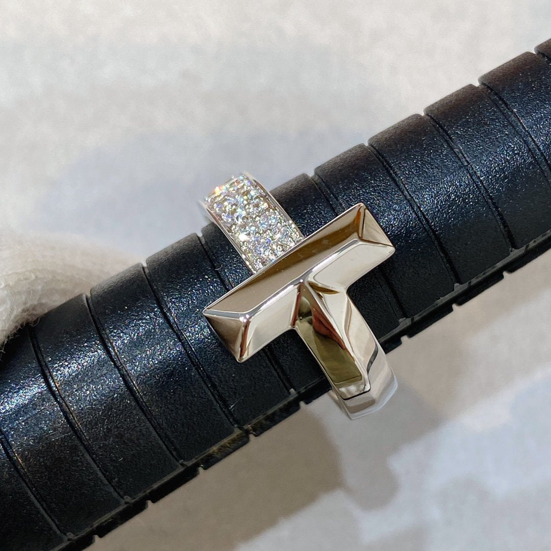 [Resenly Jewelry]T WIRE MEDIUM DIAMOND RING