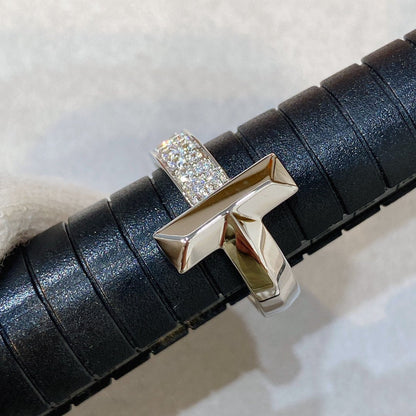 [Resenly Jewelry]T WIRE MEDIUM DIAMOND RING