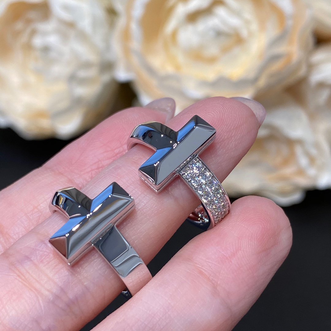 [Resenly Jewelry]T WIRE MEDIUM DIAMOND RING