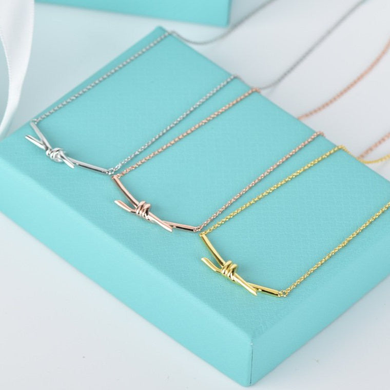 [Resenly Jewelry]KNOT NECKLACE