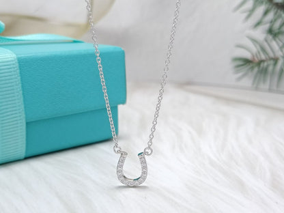 [Resenly Jewelry]U PEDANT DIAMOND NECKLACE