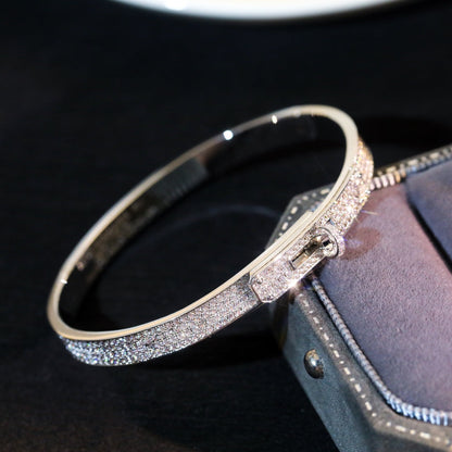 [Resenly Jewelry]KELLY BRACELET DIAMOND PAVED