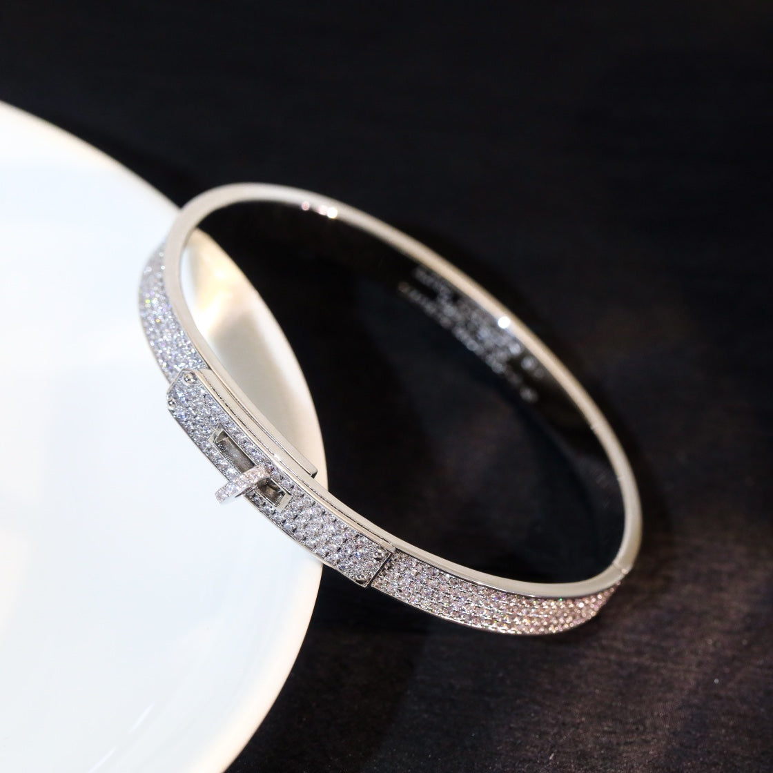 [Resenly Jewelry]KELLY BRACELET DIAMOND PAVED