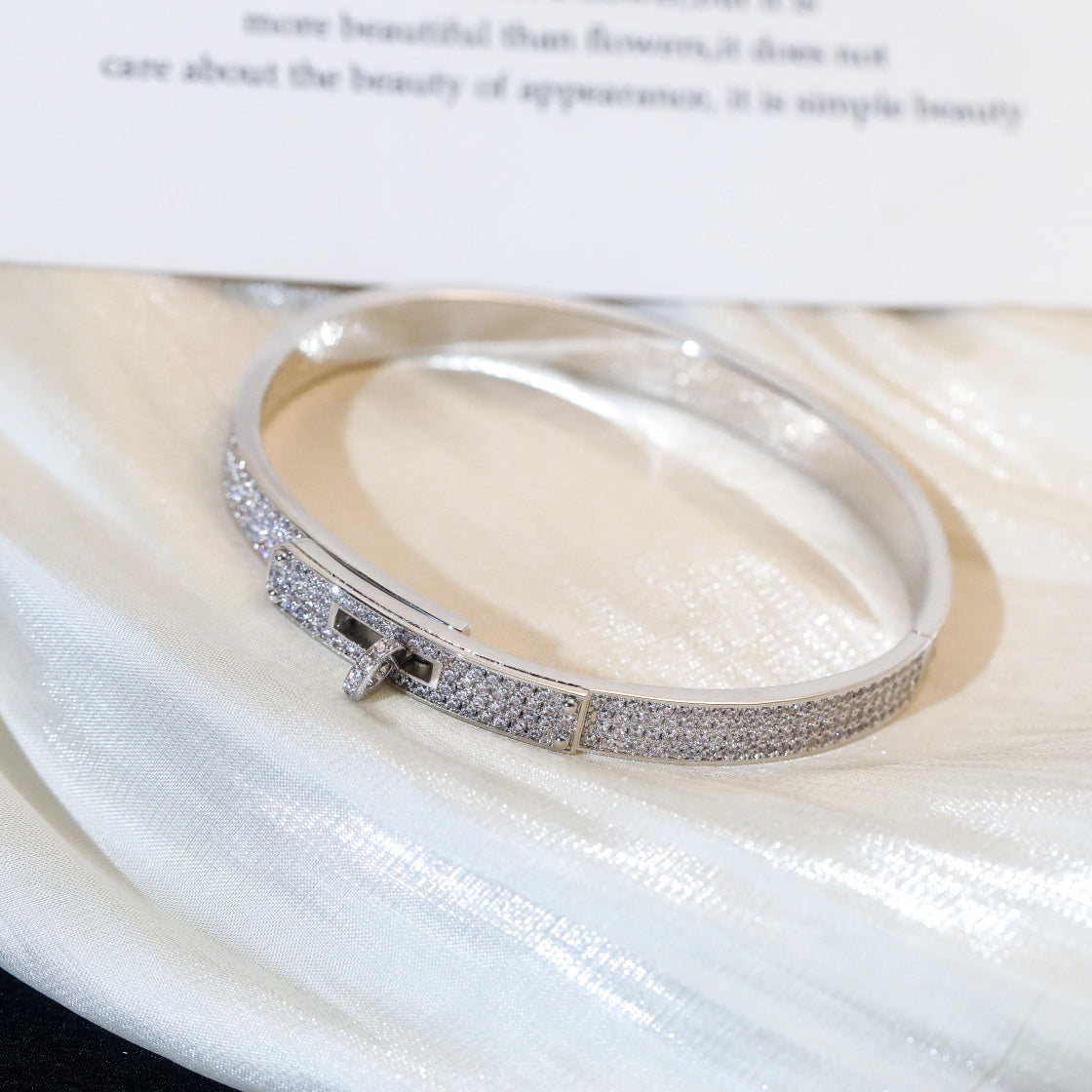 [Resenly Jewelry]KELLY BRACELET DIAMOND PAVED