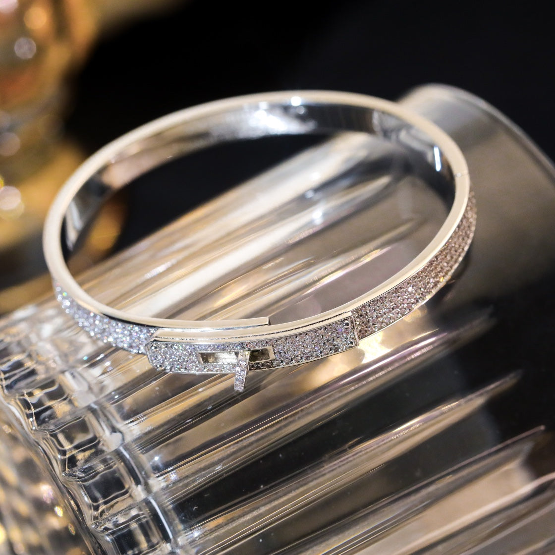 [Resenly Jewelry]KELLY BRACELET DIAMOND PAVED