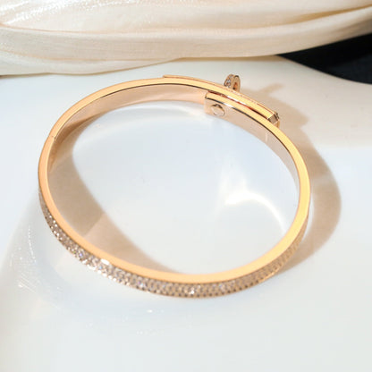 [Resenly Jewelry]KELLY BRACELET DIAMOND PAVED