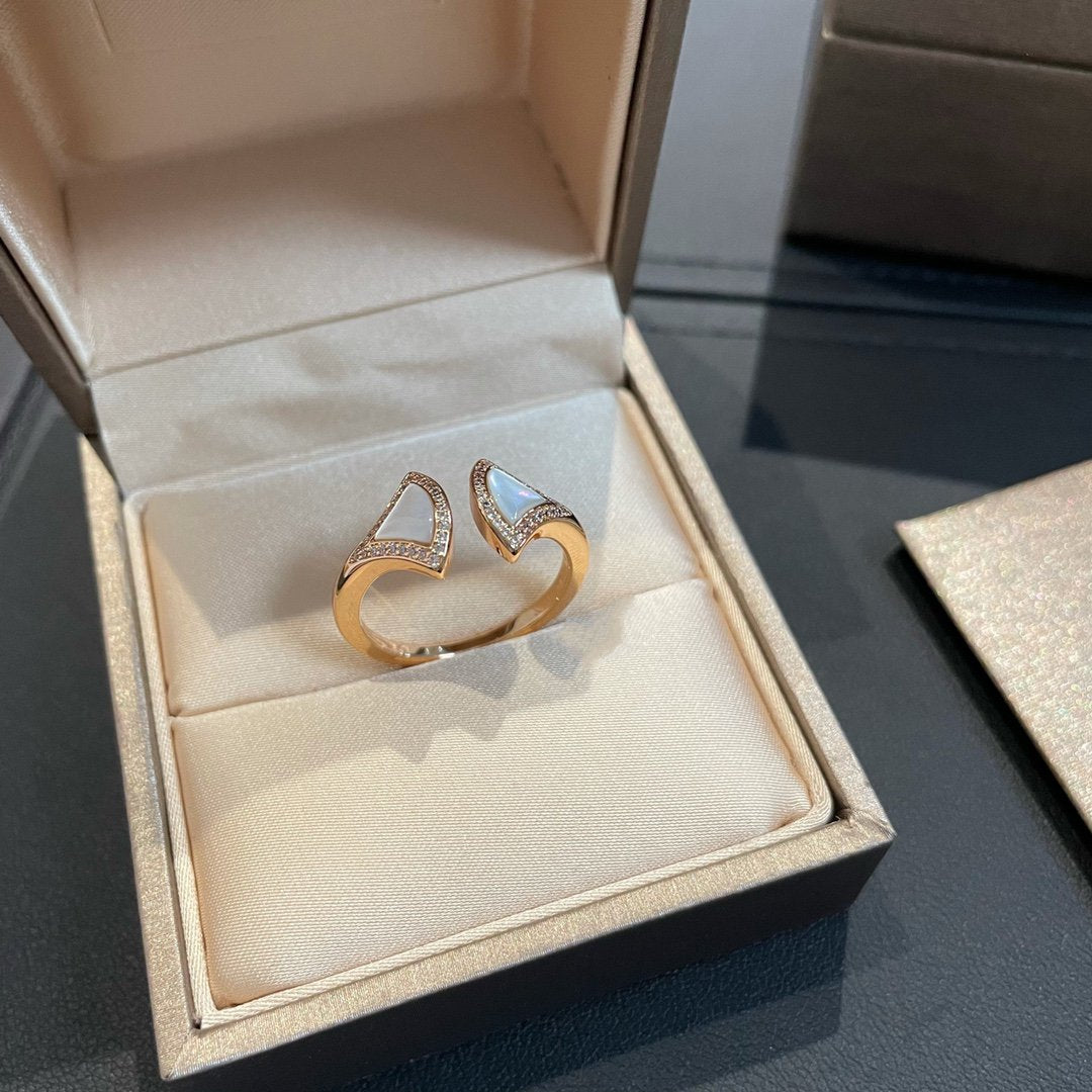 [Resenly Jewelry]DREAM MOP DIAMOND OPEN RING