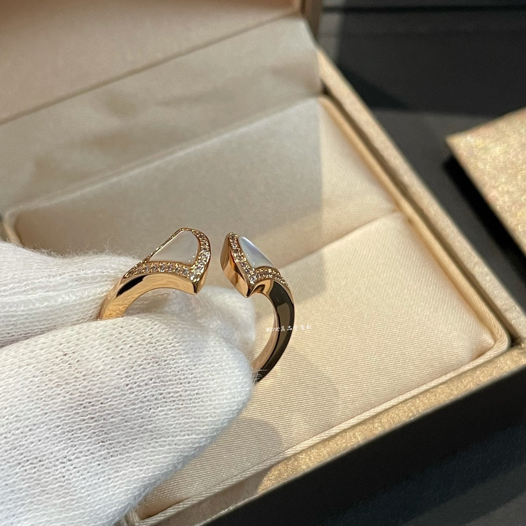 [Resenly Jewelry]DREAM MOP DIAMOND OPEN RING