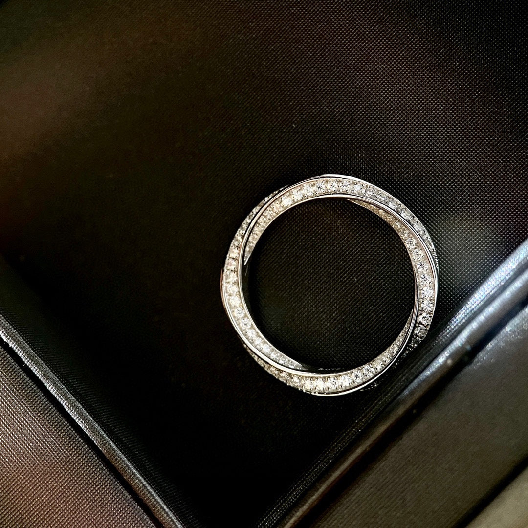 [Resenly Jewelry]SPIRAL DIAMOND RING