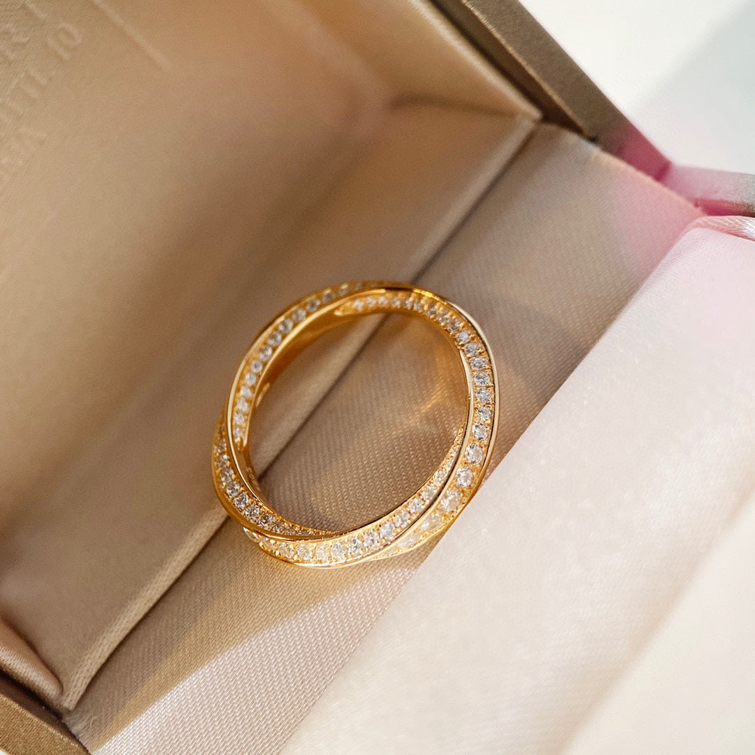 [Resenly Jewelry]SPIRAL DIAMOND RING