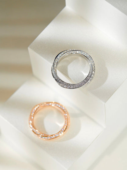 [Resenly Jewelry]SPIRAL DIAMOND RING