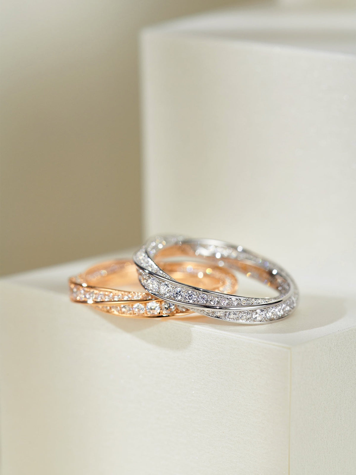 [Resenly Jewelry]SPIRAL DIAMOND RING