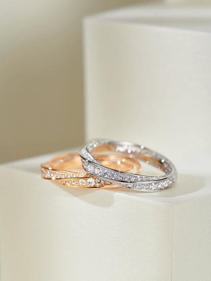 [Resenly Jewelry]SPIRAL DIAMOND RING