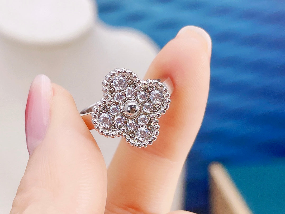 [Resenly Jewelry]CLOVER DIAMOND RING