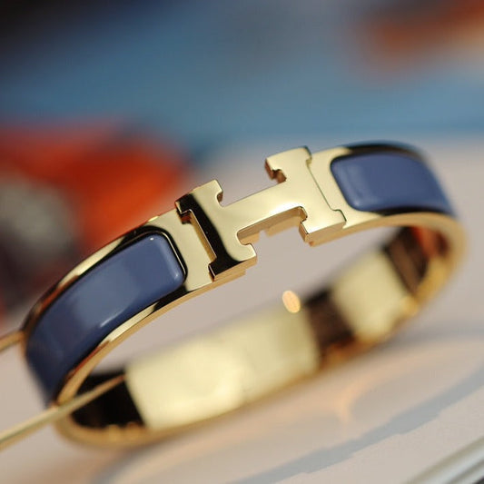 [Resenly Jewelry]H BRACELET 12MM BLUE GRAY