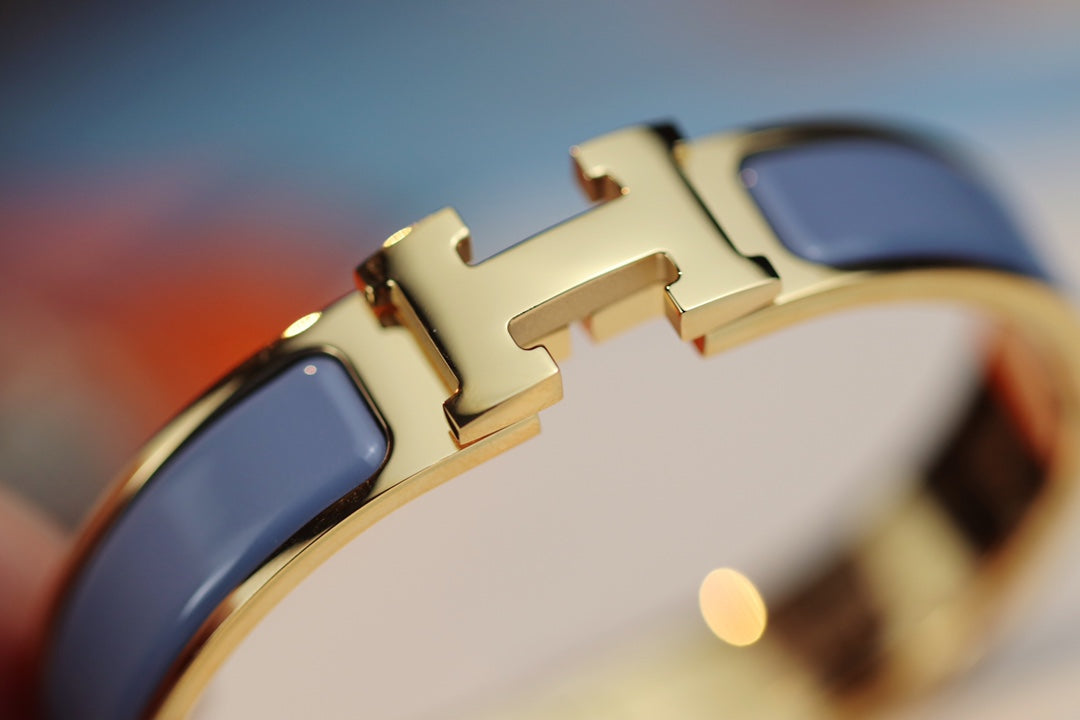 [Resenly Jewelry]H BRACELET 12MM BLUE GRAY