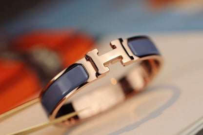 [Resenly Jewelry]H BRACELET 12MM BLUE GRAY