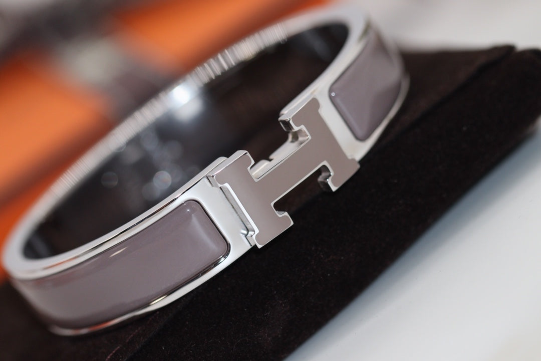 [Resenly Jewelry]H BRACELET 12MM BROWN