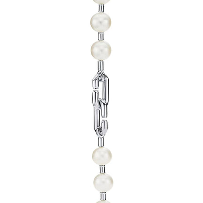 [Resenly Jewelry]HARDWEAR PEARL WRAP NECKLACE