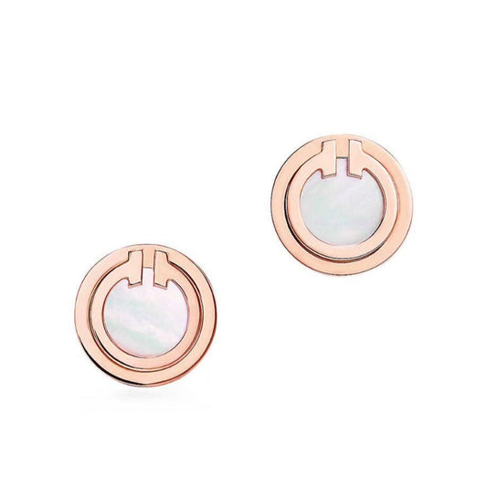 [Resenly Jewelry]PEARL CIRCLE EARRINGS MOTHER