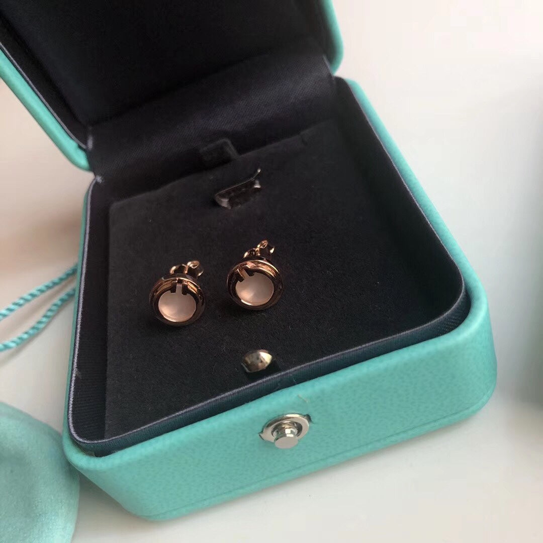 [Resenly Jewelry]PEARL CIRCLE EARRINGS MOTHER
