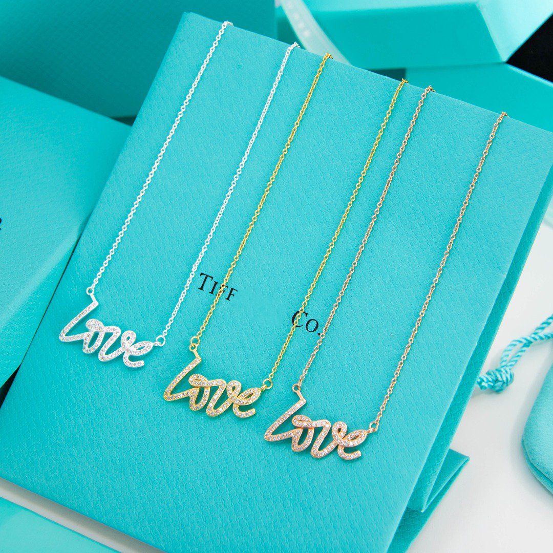[Resenly Jewelry]PALOMA S GRAFFITI LOVE NECKLACE DIAMOND