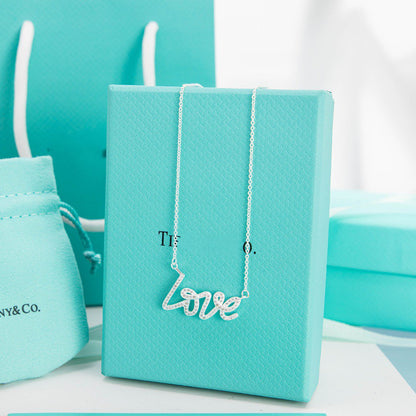 [Resenly Jewelry]PALOMA S GRAFFITI LOVE NECKLACE DIAMOND