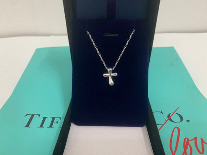 [Resenly Jewelry]CROSS PENDANT MINI BARE CROSS NECKLACE