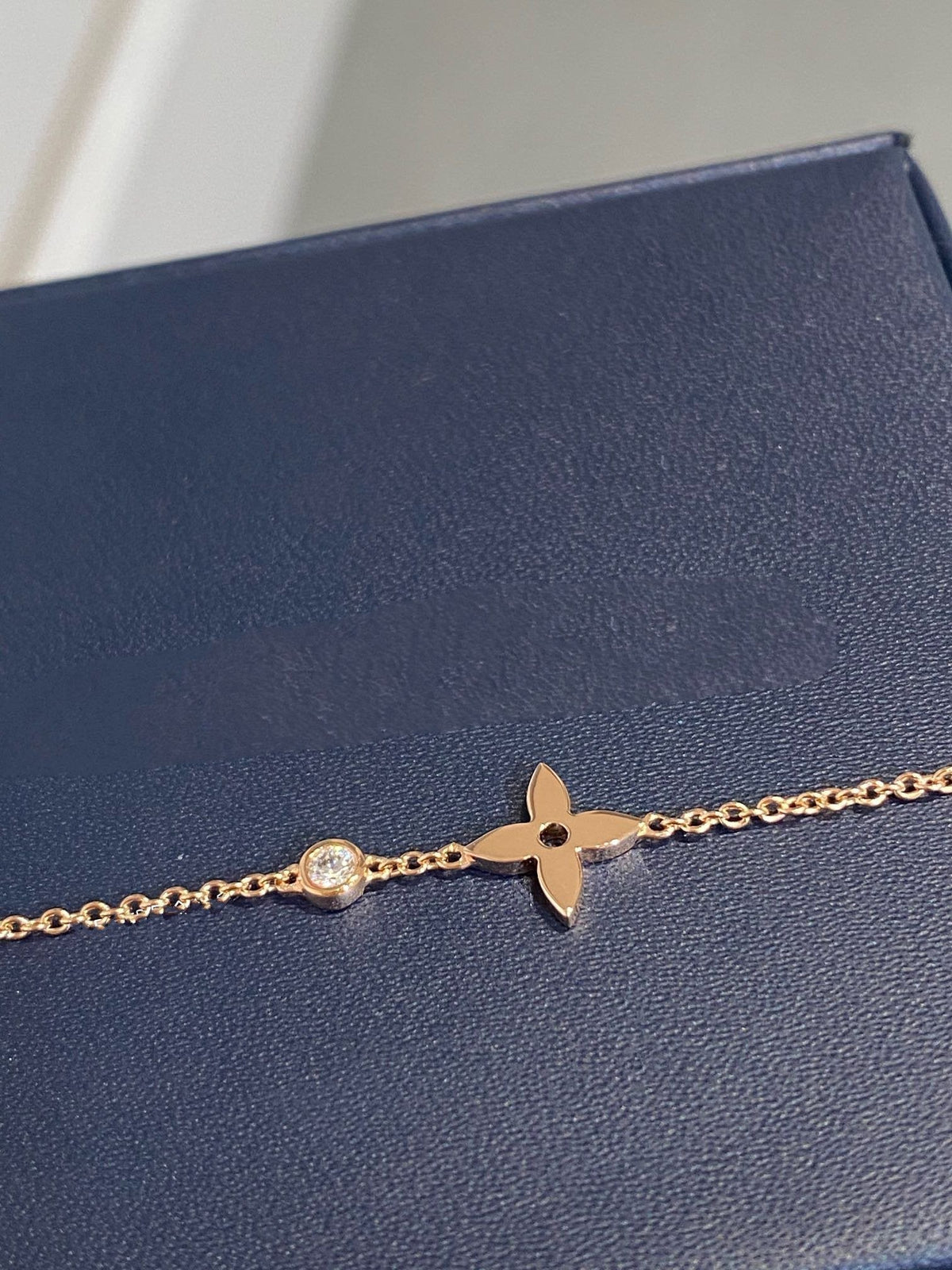 [Resenly Jewelry]STAR DIAMOND PINK GOLD BRACELET