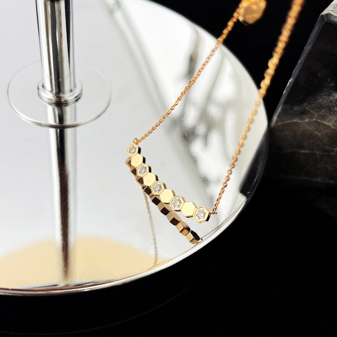 [Resenly Jewelry]BEE MY LOVE DIAMOND NECKLACE